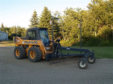 skid steer laser grader rental